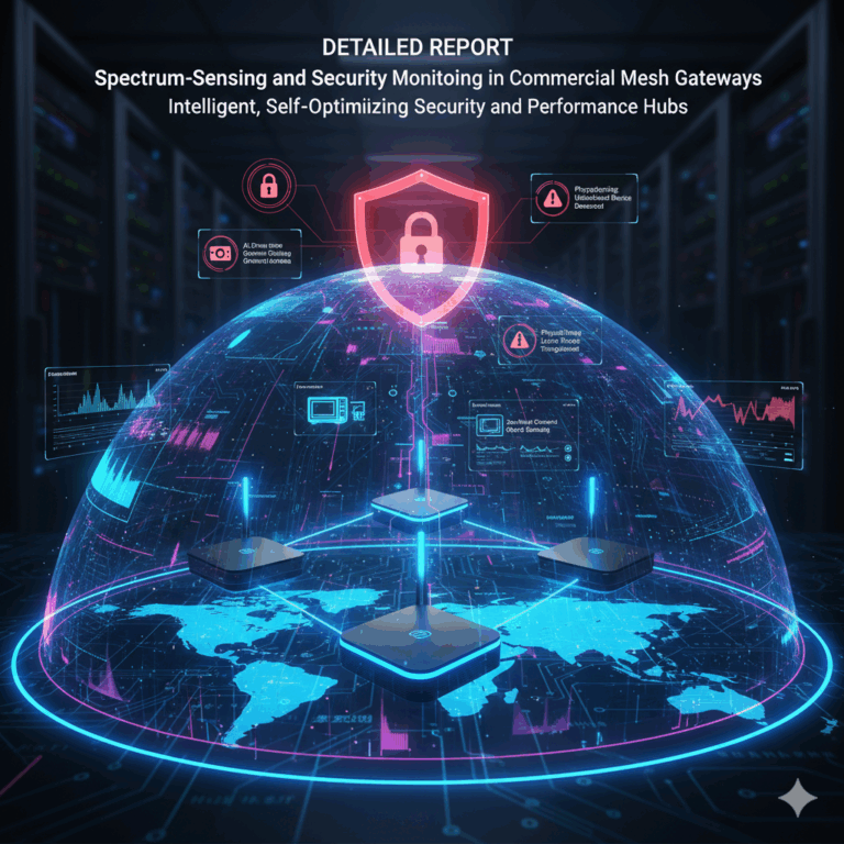 Detailed Report: Spectrum-Sensing and Security Monitoring in Commercial Mesh Gateways