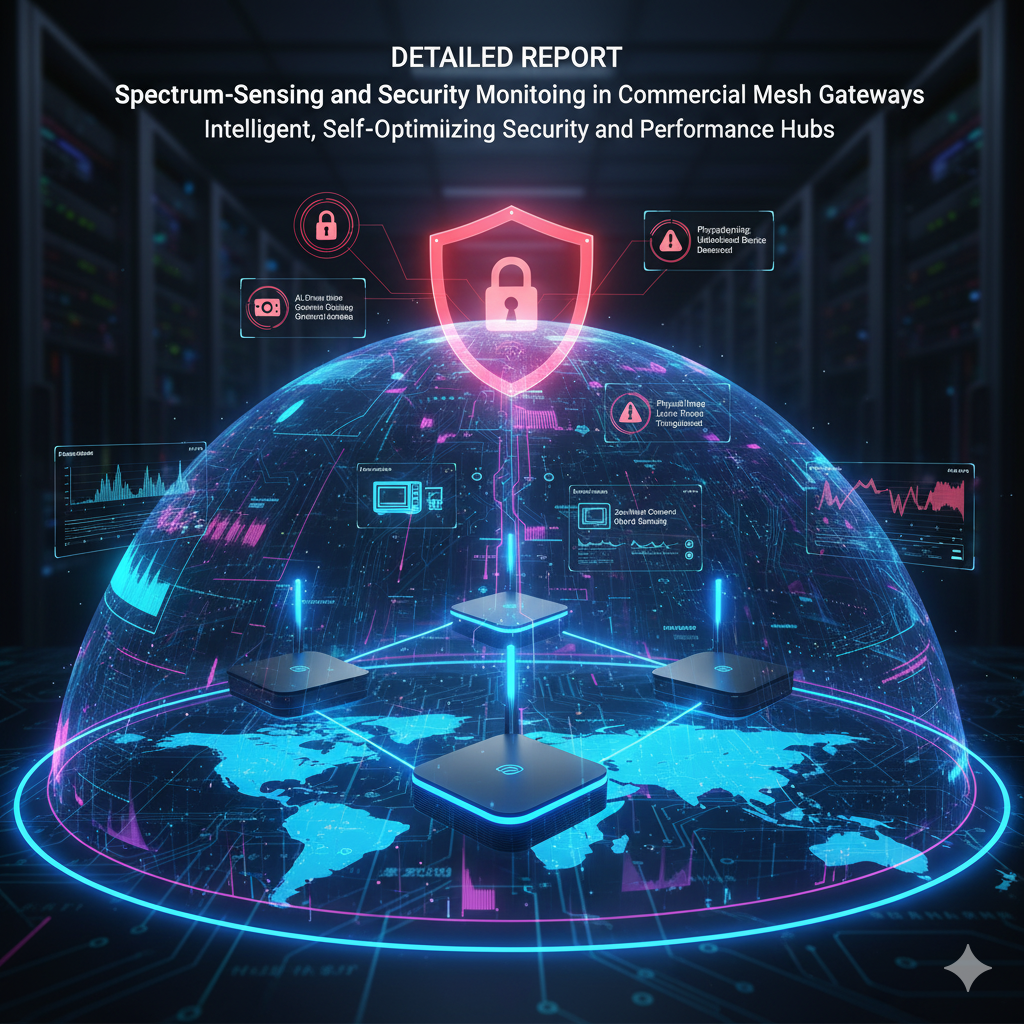 Detailed Report: Spectrum-Sensing and Security Monitoring in Commercial Mesh Gateways