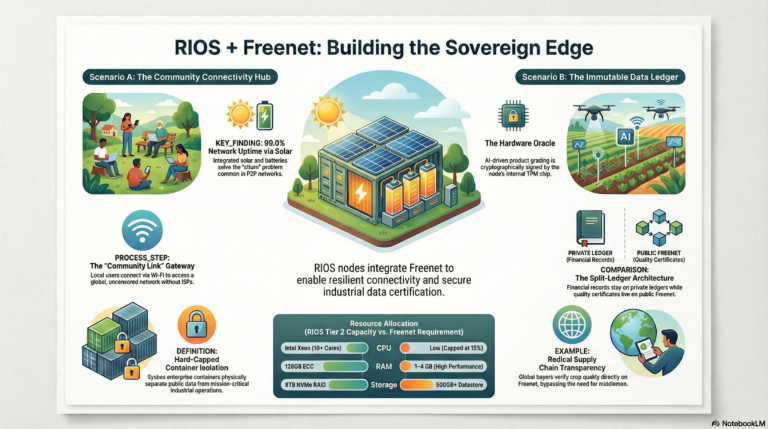 The Automated Notary: How RIOS and Freenet Prove Physical Truth