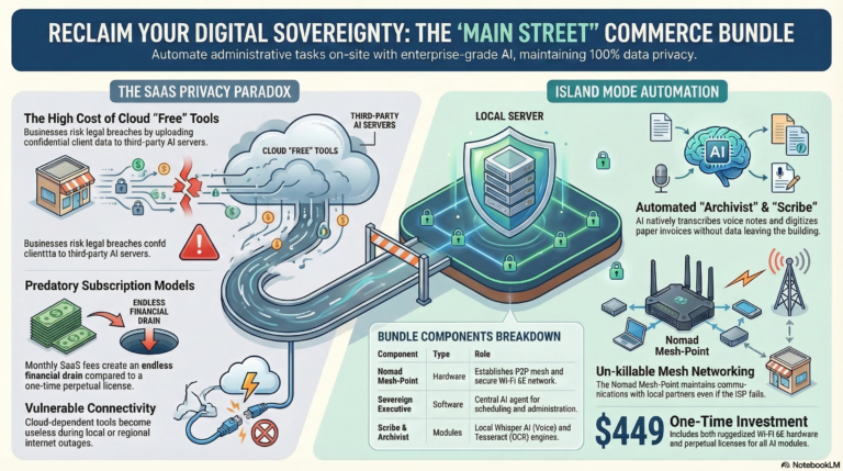 Strategic Business Case: Transitioning to Localized Sovereign Infrastructure for Main Street Enterprises